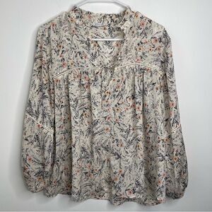 Spencer and Ella boho Floral Print Women's Top size Medium